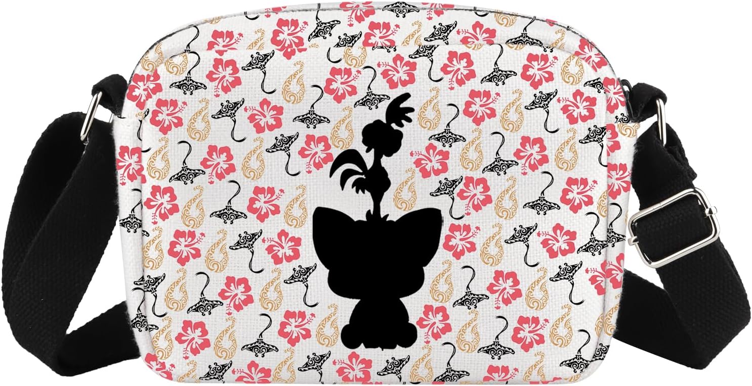 VAMSII P and H Crossbody Bag M Inspired Gift Polynesian Princess (P H HCB)