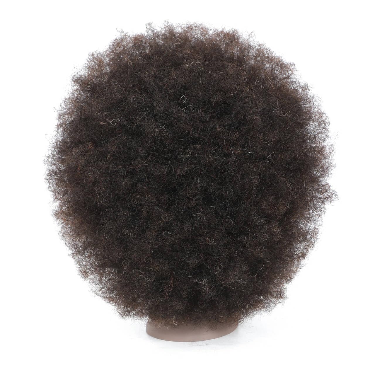 Training Head afroamericano, 100% pelo real cabeza de maniquí belleza cabeza de maniquí afro americano para la práctica del tejido estilístico con clip libre + trenza