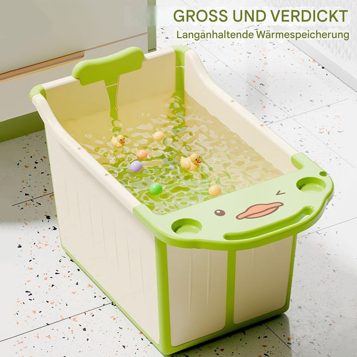 Vasca Da Bagno Per Pieghevole Con Base Antiscivolo Per Seduta | Supporto Ergonomico Per Il Bagno Pratico Per Casa Appartamento Dormitorio Viaggio