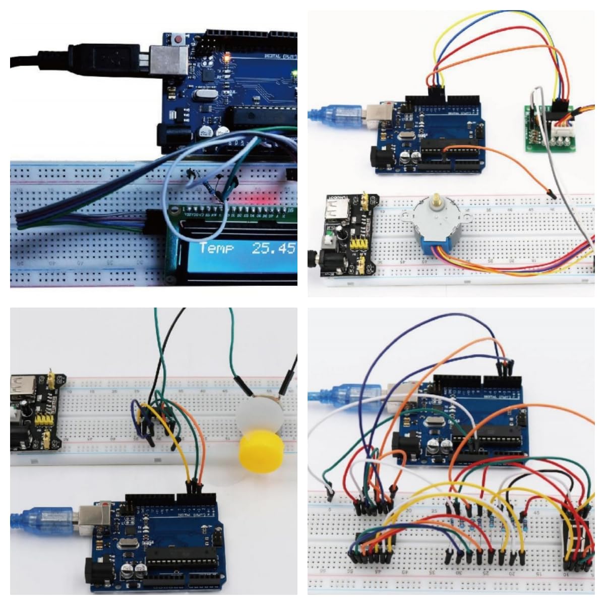 Snapklik.com : Kit For Arduino UNO R3 Upgraded Learning kit,Including ...