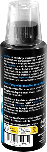 Clarificateur d’eau aquarium 118 ml – MICROBE-LIFT Aqua-Pure – élimine la turbidité de manière visible – eau cristalline sans produits chimiques – filtre biologique liquide pour eau douce & eau de mer - 2