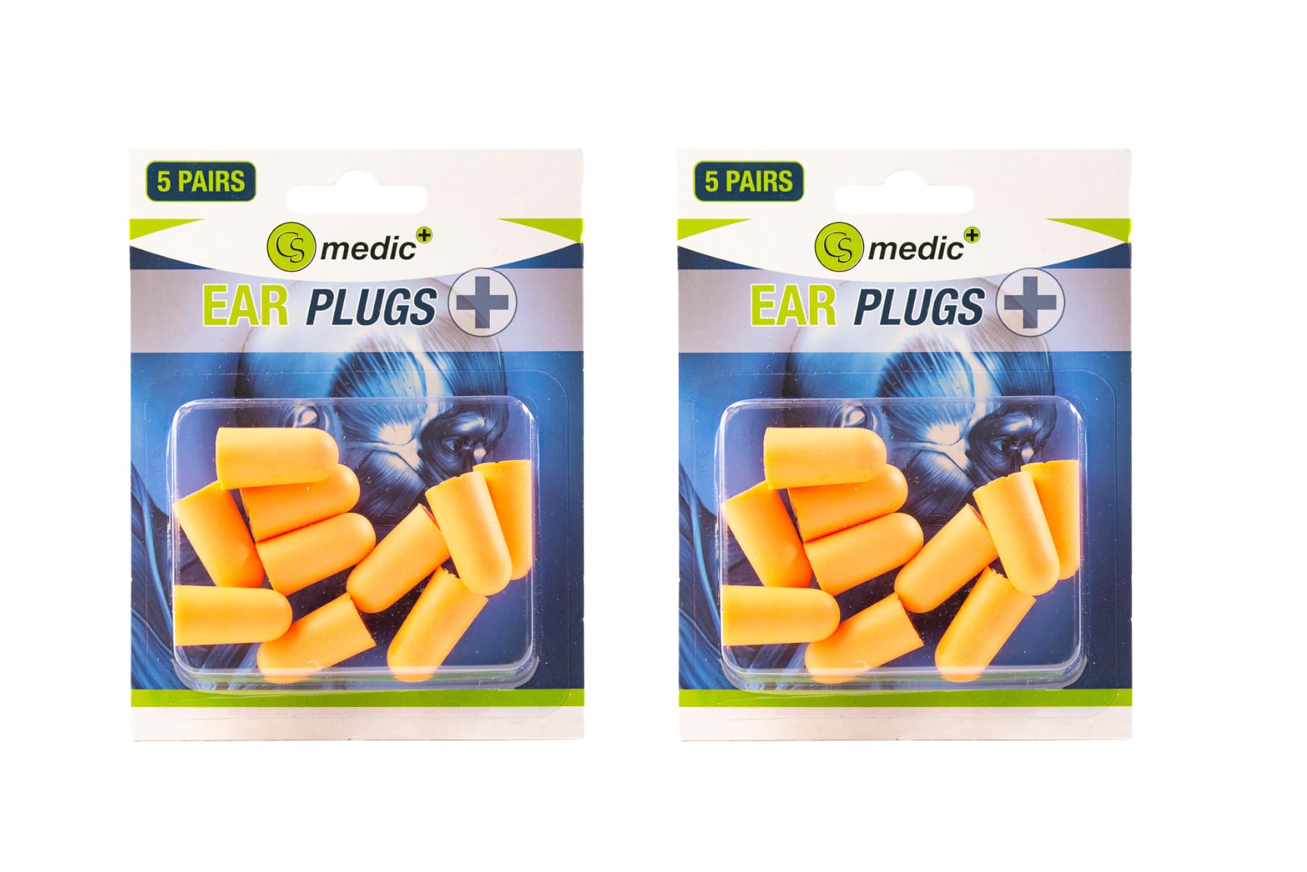 Ear Plugs - Soft Foam - Pack of 10 Pairs - Best for Noise Reduction - Work - Sleep - Flyin...