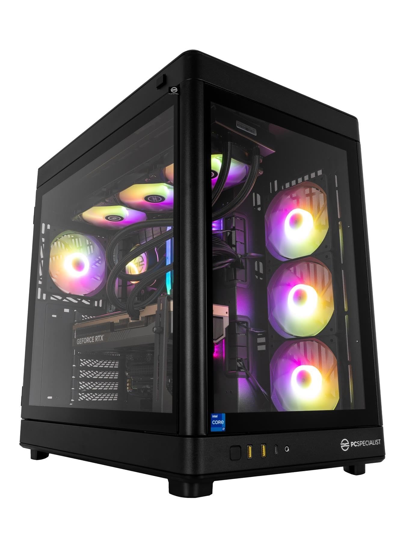 PCSpecialist Master PC Gaming - AMD Ryzen 9 7900X3D 5,60 GHz 12-Core, 32 GB DDR5 RAM, 16 GB GEFORCE RTX 4080, 1TB M.2 SSD + 2TB HDD, Windows 11 — view 7