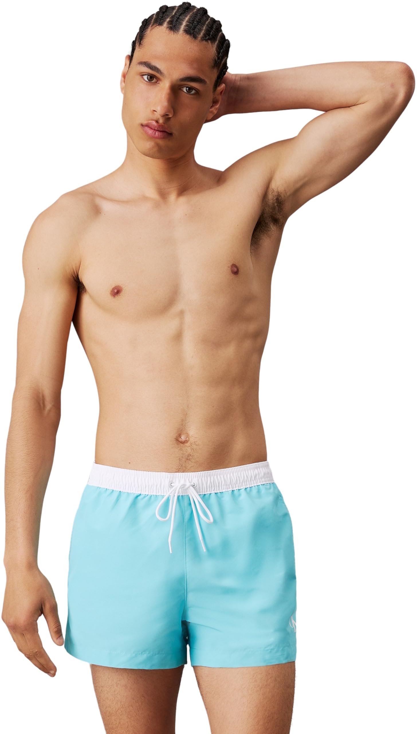 Calvin Klein Bañador para Hombre Short Drawstring Pernera Corta
