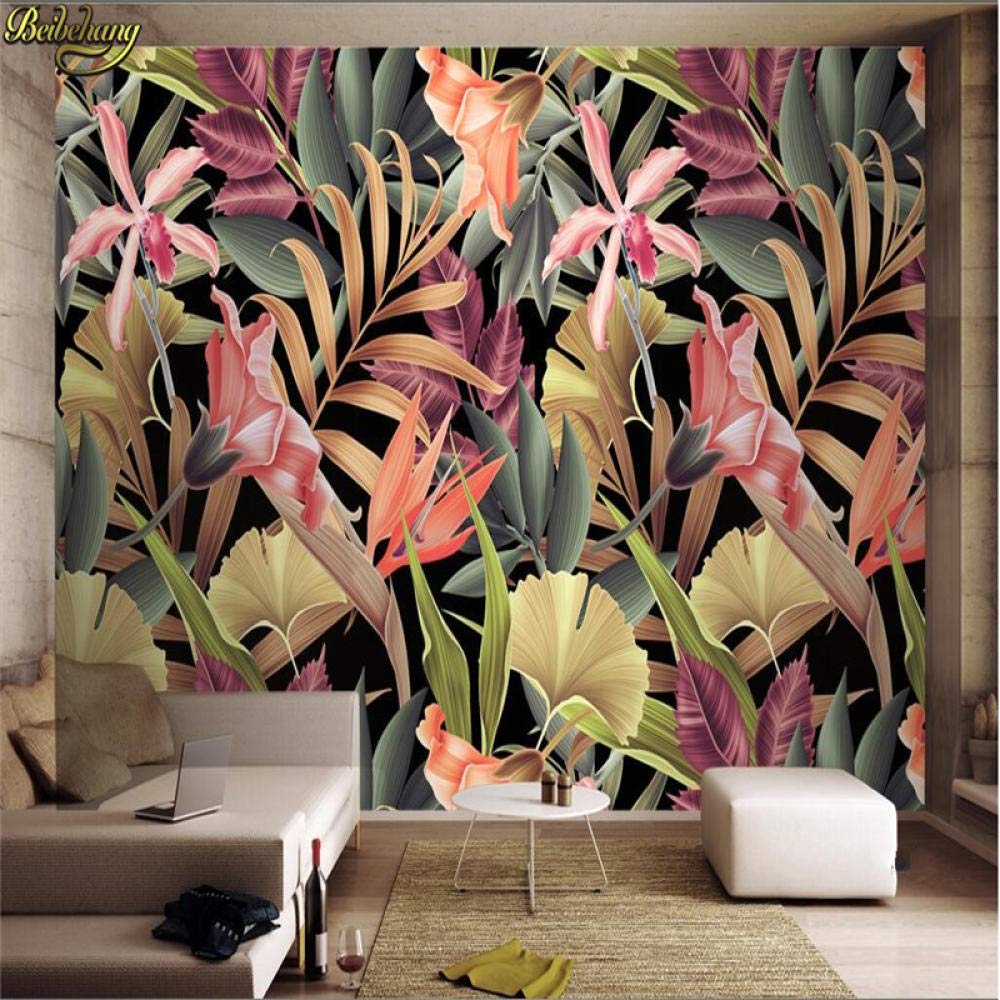 Papier peint photo jungle intissé pour fond mural durable 200x140cm
