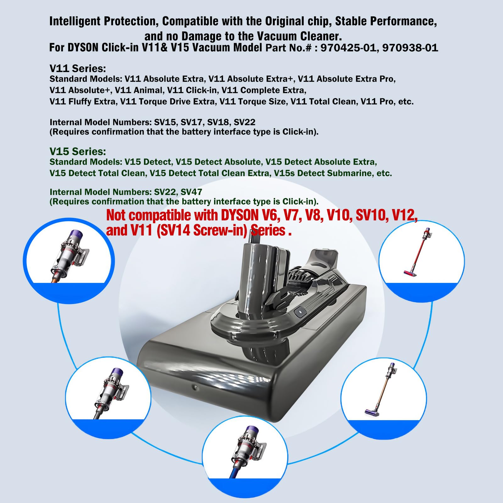 Amazon.com: Wangdinglei Replacement for Dyson v11 Battery Button