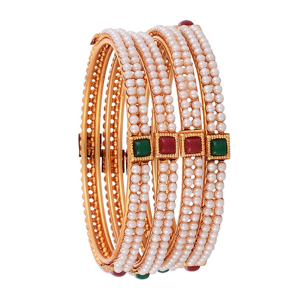 See full amazon price history chart for ZENEME Zenem Bangle Gold Plated Pearl CZ Studded Multicolor Designer Bangles Jewellery For Girl and Women (2.8) ZENEME Zenem Bangle Gold Plated Pearl CZ Studded Multicolor Designer Bangles Jewellery For Girl and Women (2.8) (B01GLJF5A8) Amazon Price History, Amazon Price Tracker
