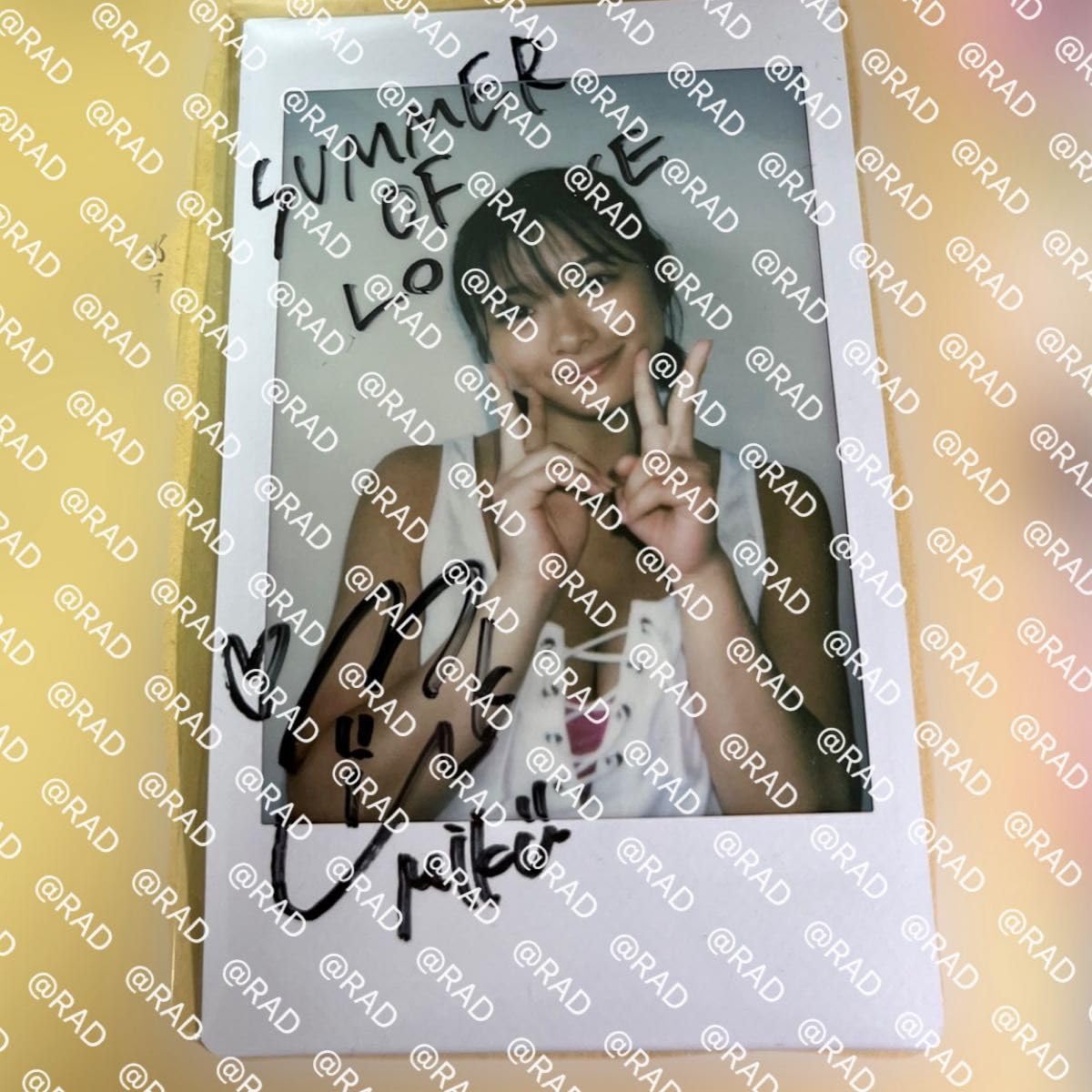 Amazon.co.jp: 桑島海空 サイン入りチェキ : おもちゃ