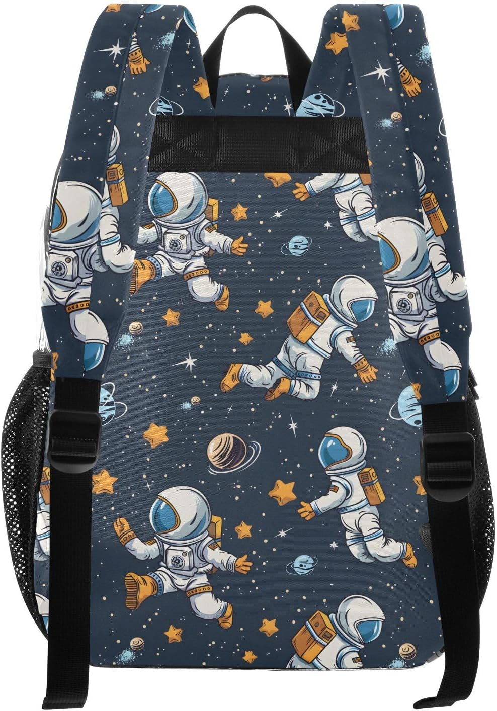 Cartoon Astronaut Star Space Clear Backpack Heavy Duty See Through Transparent PVC BookBag for Kids Boy Girl Adult School Work