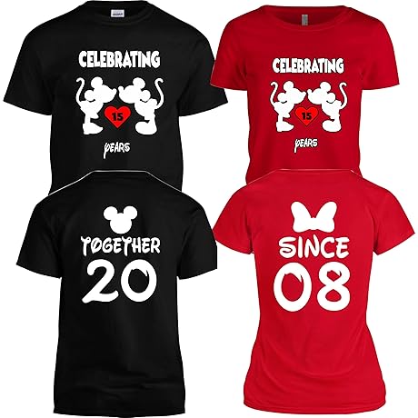 Couple Valentin Day Custom Year Together Since T-shirt