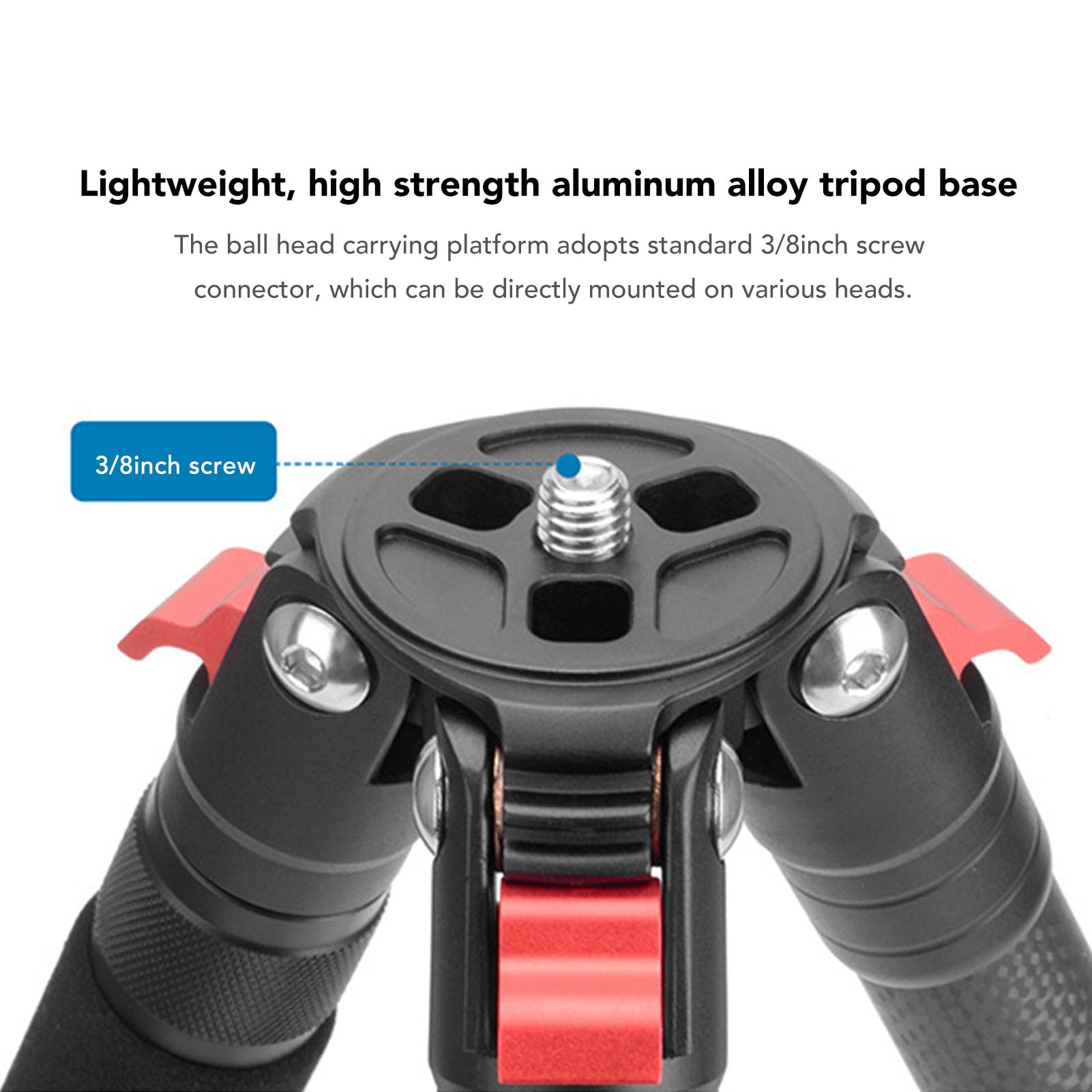 Statyw do Aparatu, 1335 Mm Obciążenie do 8 Kg Wysuwany Statyw do Aparatu DSLR ze Stopu Aluminium z metalową głowicą kulową 35 Mm do Vlogowania zdjęć Wideo