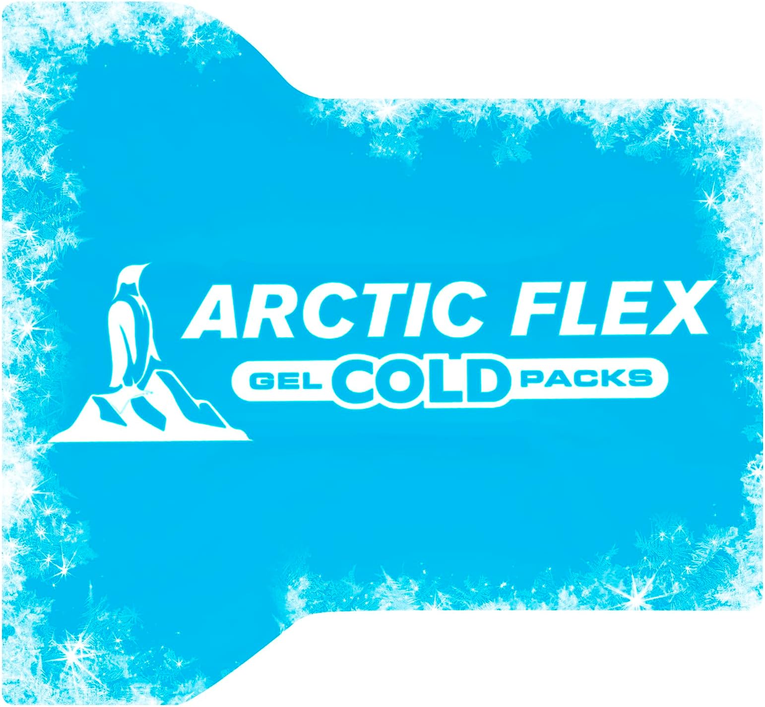 Arctic Flex Gel Replacement Packs - Ice Packs Reusable for Shoulder Ice Brace - Hot and Cold Gel Pack for Injuries, Pain Relief, Swelling - Flexible Therapy Compression Wrap - Athletic, Women, Men