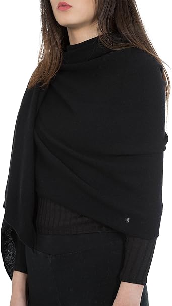 Stola Classica Benny In Misto Cashmere Donna - Made In Italy Toscana - Foto 2