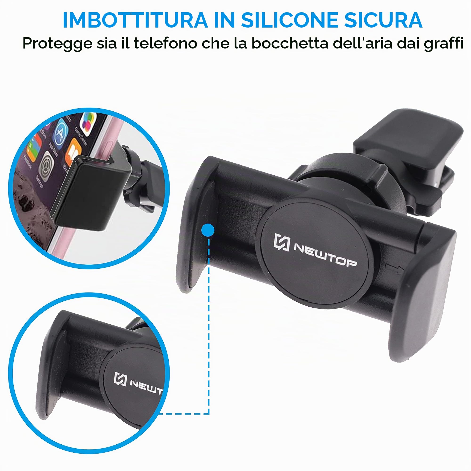 AboveTEK Supporto per tablet da auto regolabile, supporto per iPad con ventosa, compatibile con tablet da AboveTEK Supporto per tablet da auto regolabile, supporto per iPad con ventosa, compatibile con tablet da