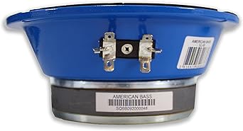 American Bass SQ-6B 6.5 Inch Midrange Speaker 8 Ohm 300 Watts Power Car Audio