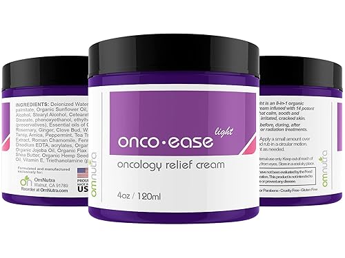 Miniatura 5 de OmNutra OncoEase Oncology Cream - Loción hidratante de base orgánica de 4 onzas para aliviar el dolor para el cuidado de la piel seca para pacientes