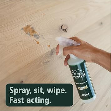 Rubio Monocoat Tannin Remover | Effective Stain & Spot Remover for Indoor & Outdoor Wooden Surfaces | Clear Wood Maintenance Treatment | 1 Liter