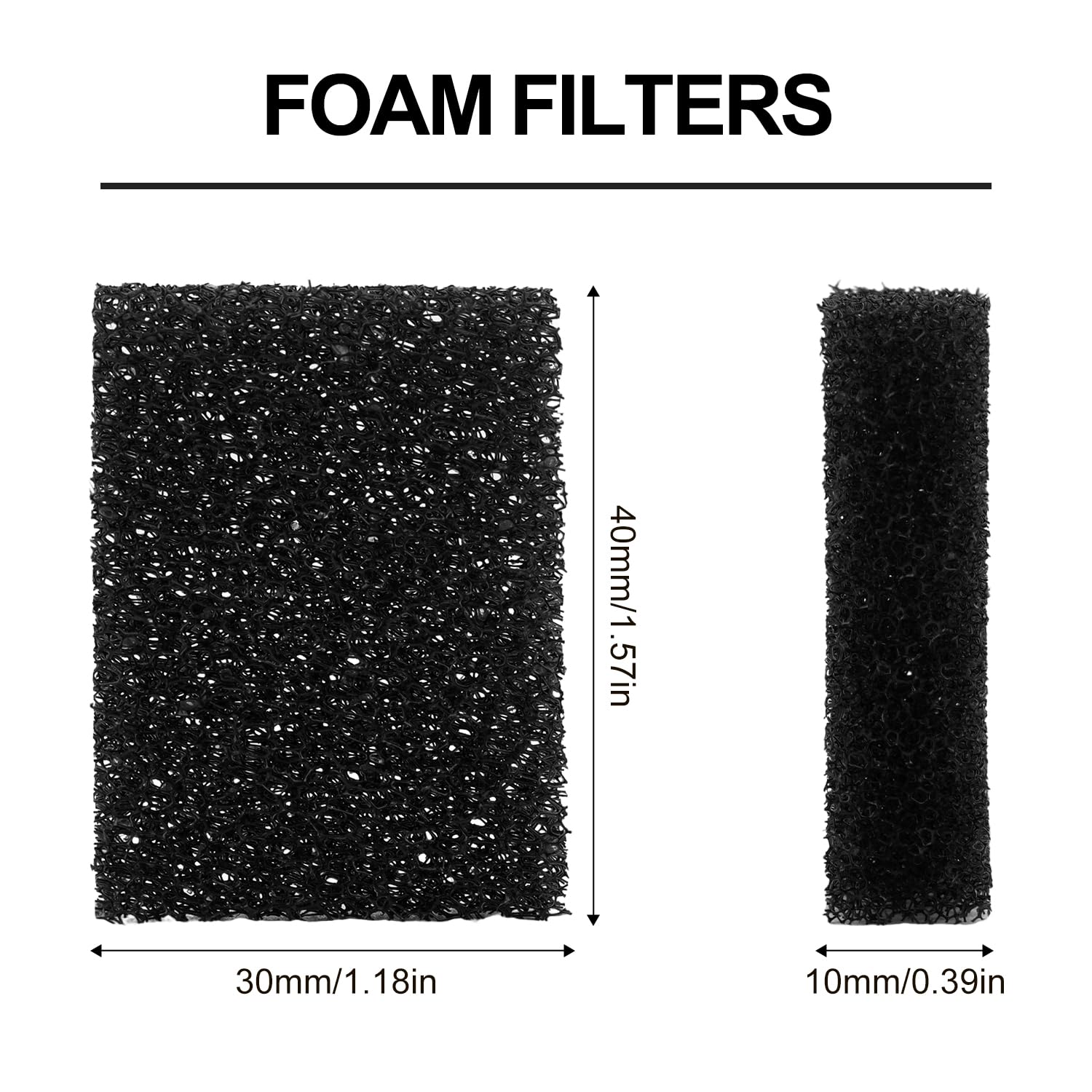 20 Pezzi Filtri di Ricambio per Fontanelle per Animali Domestici, Filtro Acqua per Gatti Filtri in Schiuma Sostituiti per PETKIT Eversweet 3 Pro/PETKIT Eversweet Solo 2/PETKIT EversweetSolo SE
