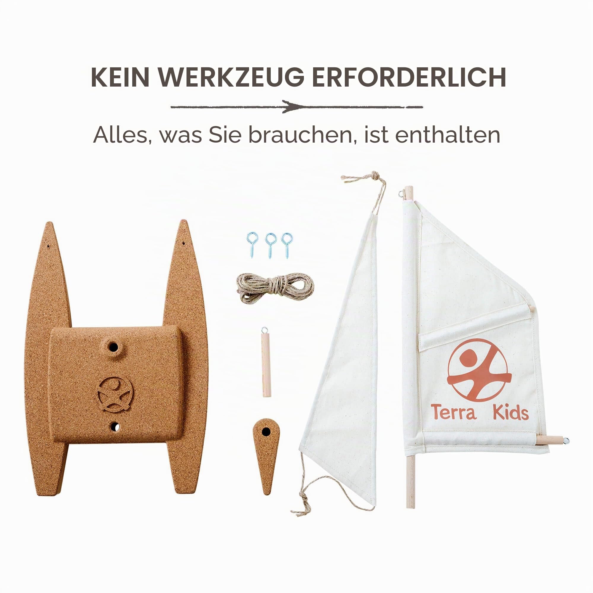 HABA 306315 - Terra Kids Katamaran-Bausatz, Bastel- und Hobbyset