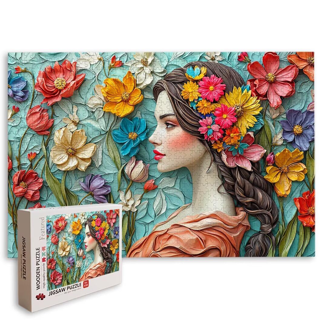 Puzzle Donna, Puzzle 2000 Pezzi Adulti per Decor, Regalo Donna/Uomo -8728