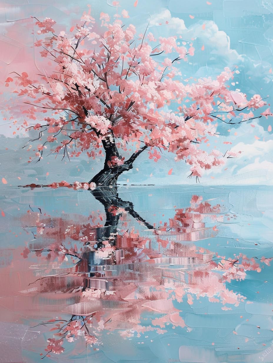 LOMSIOY Diamond Art Painting Kits Landscapes for Adults Paint with Diamond Art Scenery, Round Full Drill Crystal Rhinestone Crafts Gem Arts for Home Wall Decor 12x16 inch13179