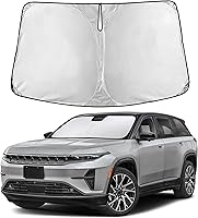 Vista 351 de EcoNour Parasol para parabrisas de camiones con bolsillo de almacenamiento Parasol reflectante de material 240T para protección contra rayos UV