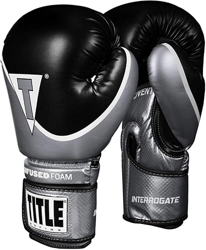 Vista 5 de TITLE Boxing Guantes de entrenamiento interrogados de espuma infundida 2.0 - Guantes de boxeo, guantes de entrenamiento de boxeo, guantes