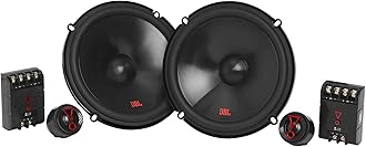 JBL Stage 3607CF - 6.5" Two-way car audio component system w/crossover - No Grill