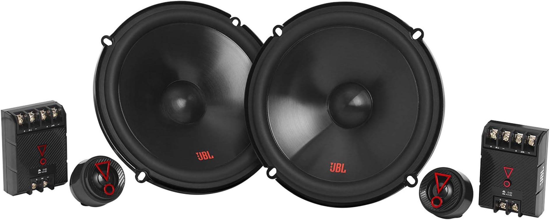 JBL Stage 3607CF - 6.5" Two-way car audio component system w/crossover - No Grill