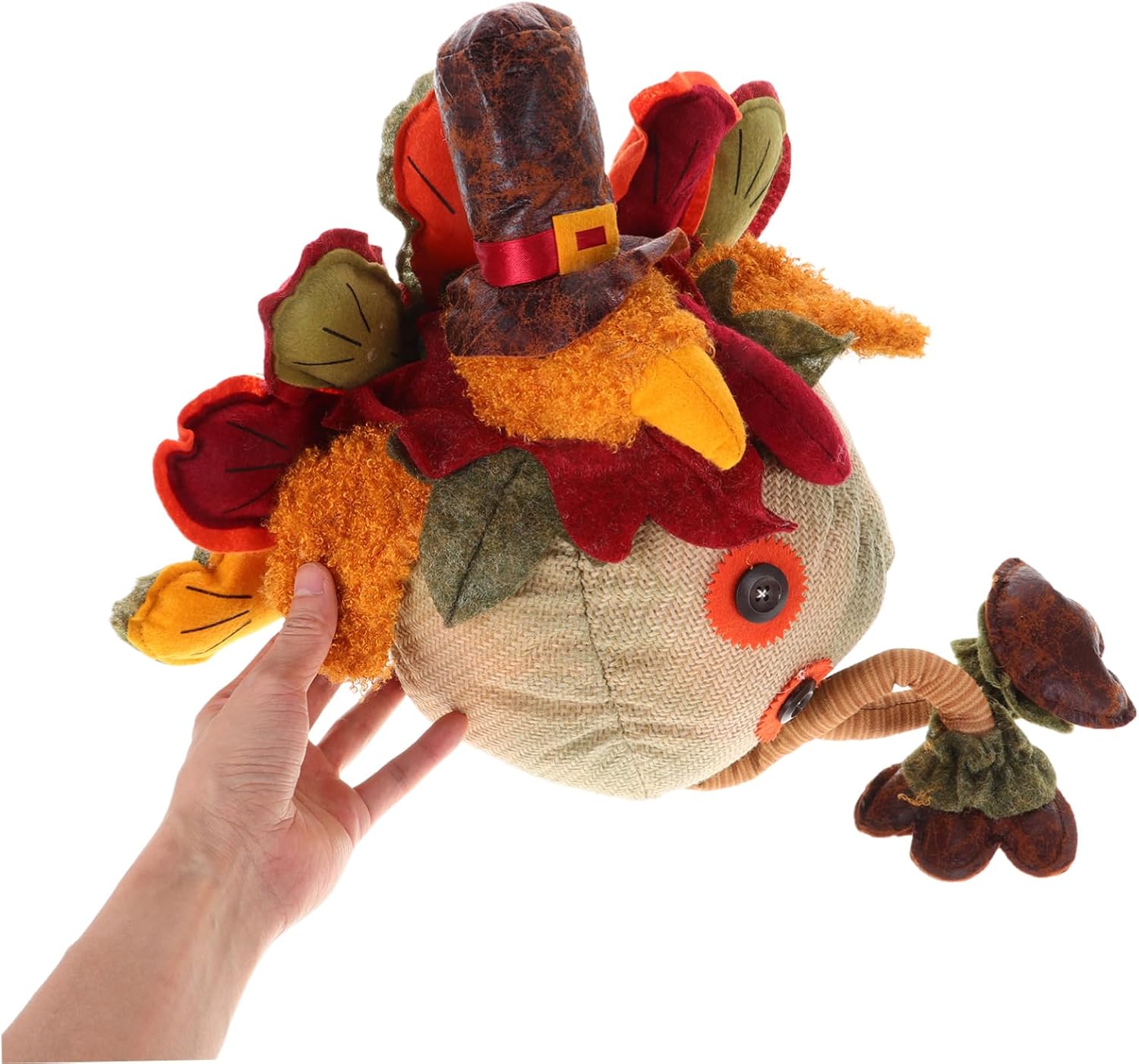 Cabilock Thanksgiving Turkey Gnome Decoration Unique Turkey Figurine for Fall Table Decor for Thanksgiving Celebrations Special Idea for