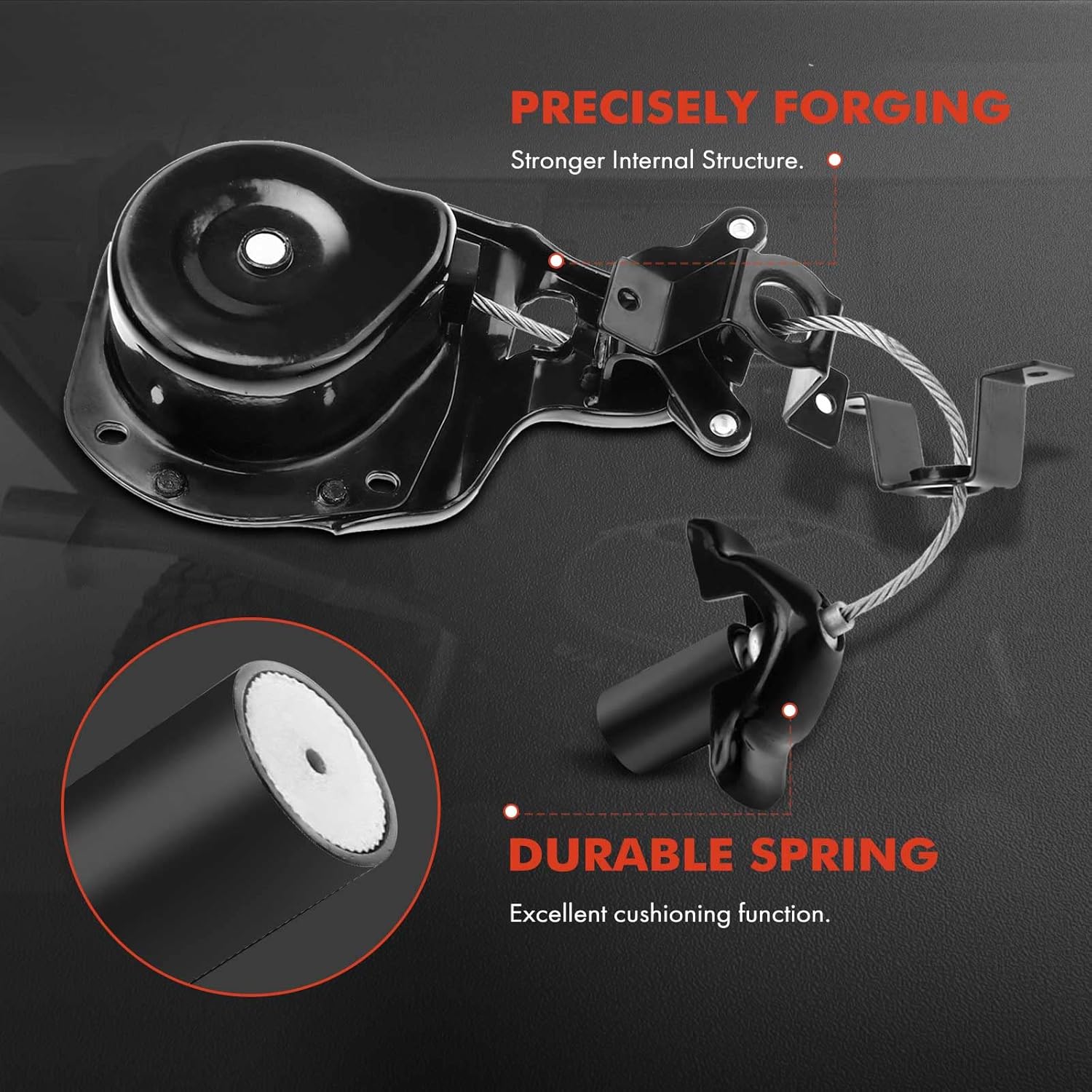 A-Premium Spare Tire Winch Carrier Compatible with Land Rover LR3 2005-2009 LR4 2010-2013 Range Rover Sport 2006-2013 Sport Utility