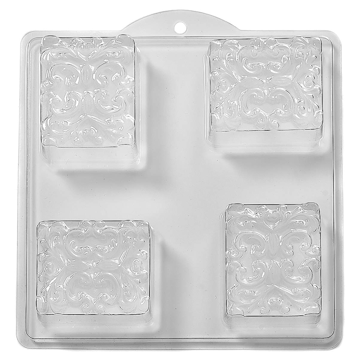 Moule savon libellule et fleurs à 4 cavités L37 x 10 pour bombes de bain