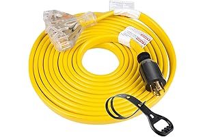 25 Feet 30 Amp Generator Extension Cord