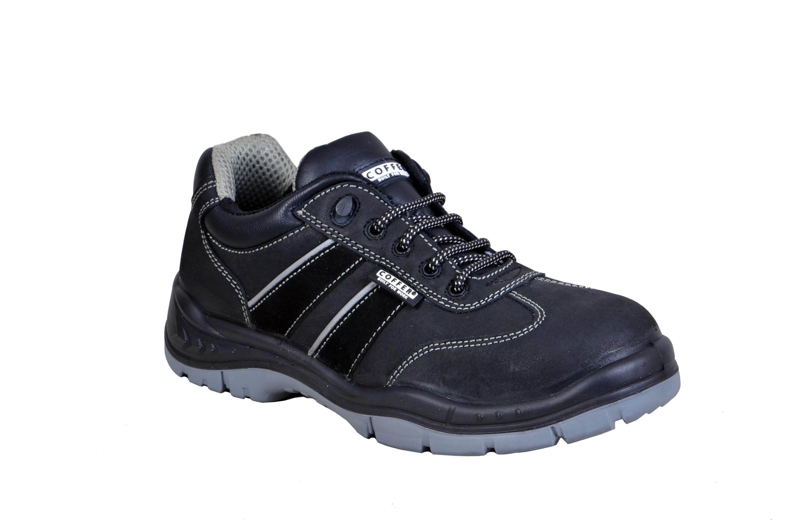 Men's Black Steel Toe Safety Shoe-image-14