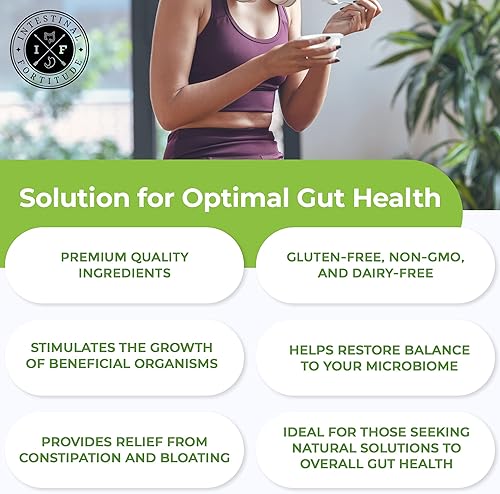 Miniatura 4 de Intestinal Fortitude Paquete de suplementos prebióticos y probióticos, salud intestinal, apoyo digestivo.
