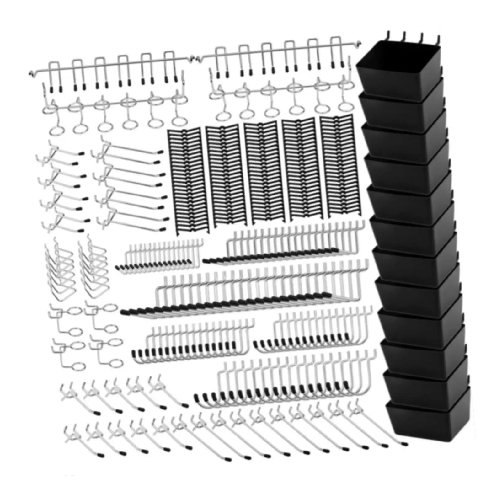 ZYAYNG 300x Pegboard Hooks Assortment Set for Home