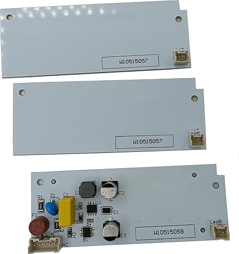 W10515057 (2) y W10515058 (1) Luz LED Compatible con Whirlpool Refrigerator WPW10515058 W10515058 WPW10515057 W10515057