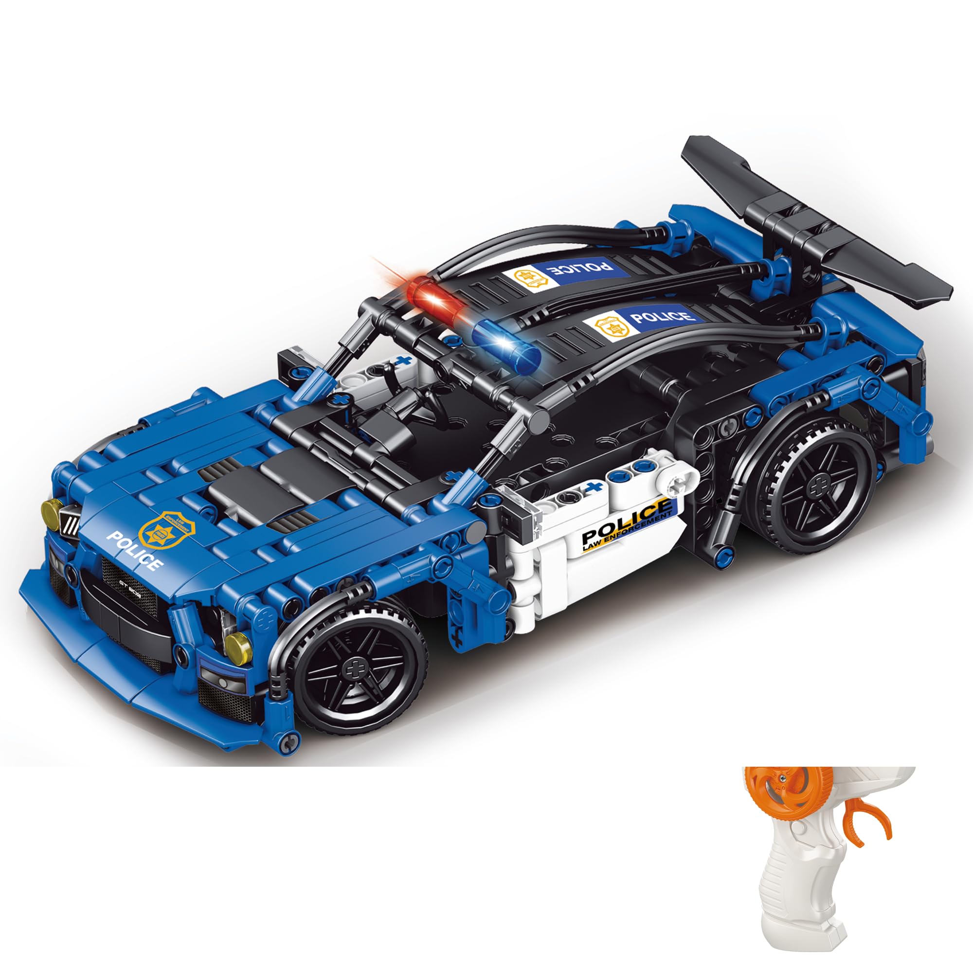 belodoro Block RC Car with LED Light, 1:16 Super Car, Cool Table Decoration, Toy for Children Over 6 Years Old (70025D)