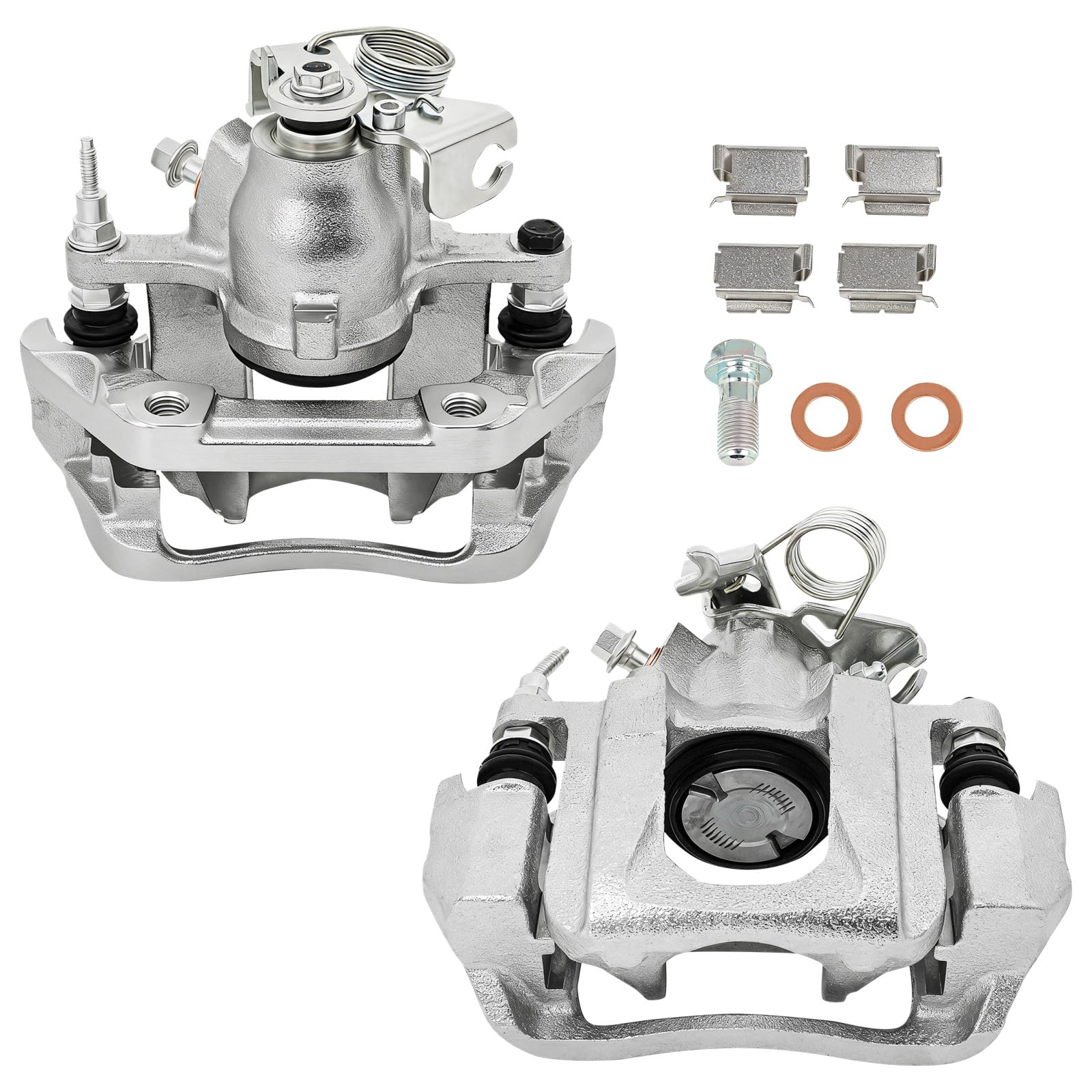 SCITOO Rear Left+Right Brake Calipers With Bracket 18B5299 18B5298 Compatible For Ford For Edge 2011-2014 For Lincoln MKX 2011-2015
