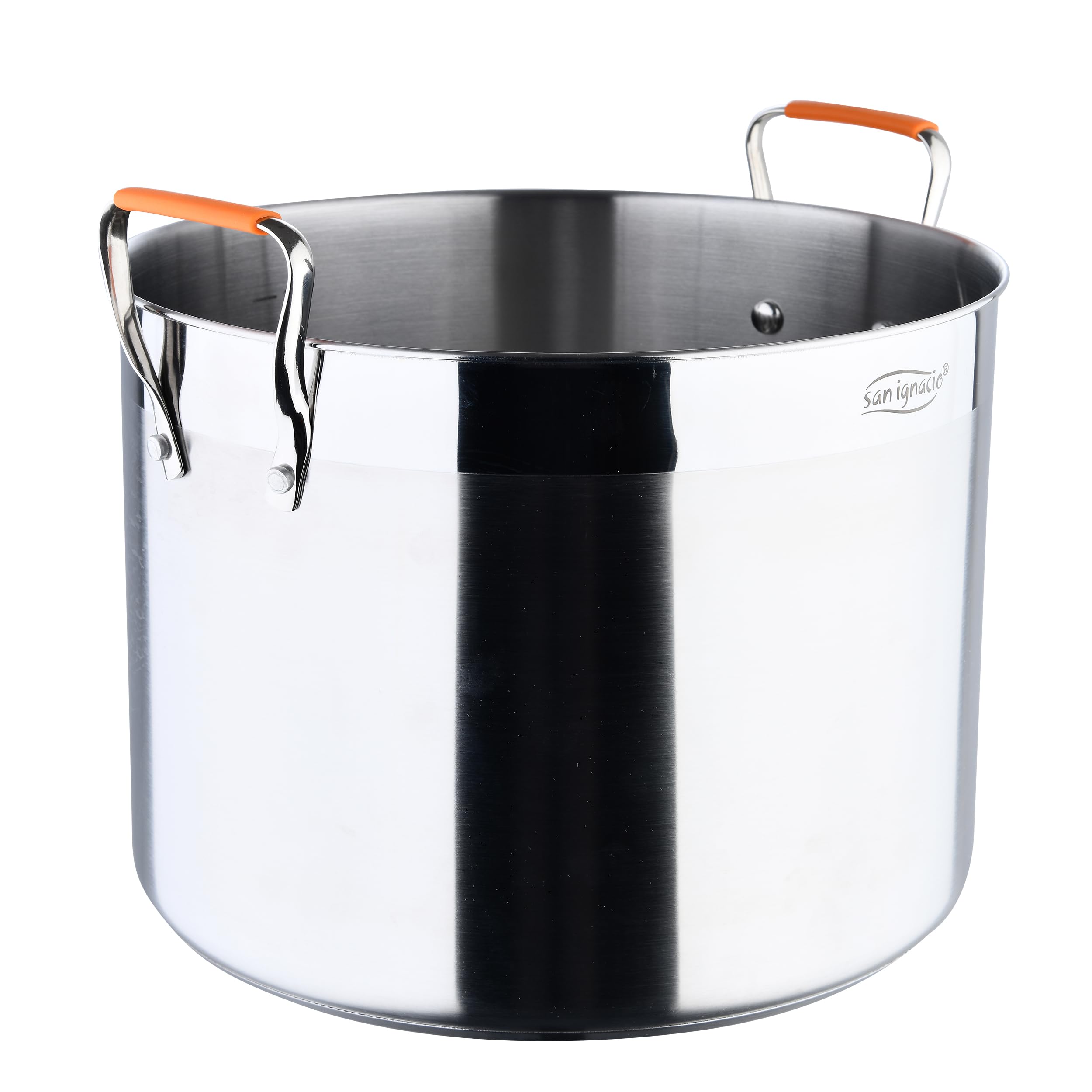 Olla alta ø28cm s/s induccion con tapa compact