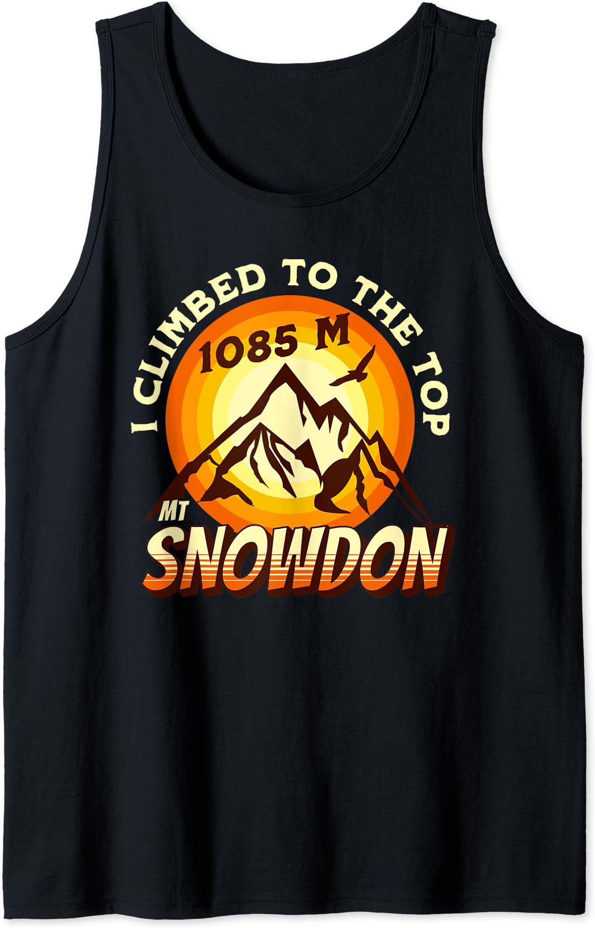 Mount Snowdon Snowdonia ShopMount Snowdon I Climbed To The Top 1085 m Tank Top