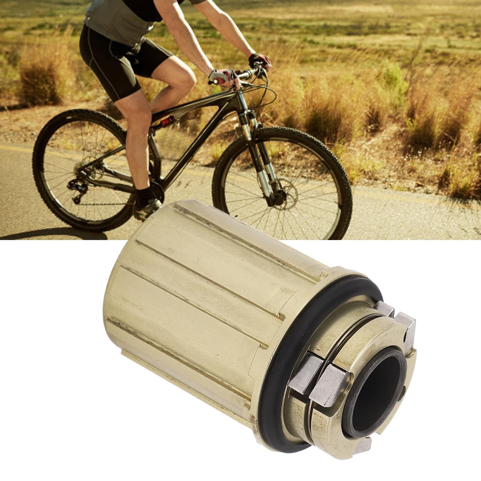 SUNGOOYUE Lega di Alluminio 2 Cuscinetti 11 velocità Bici Corpo Ruota Libera Foro 15 Mm per Mountain Bike da Strada, Parte di Ricambio per 11 velocità