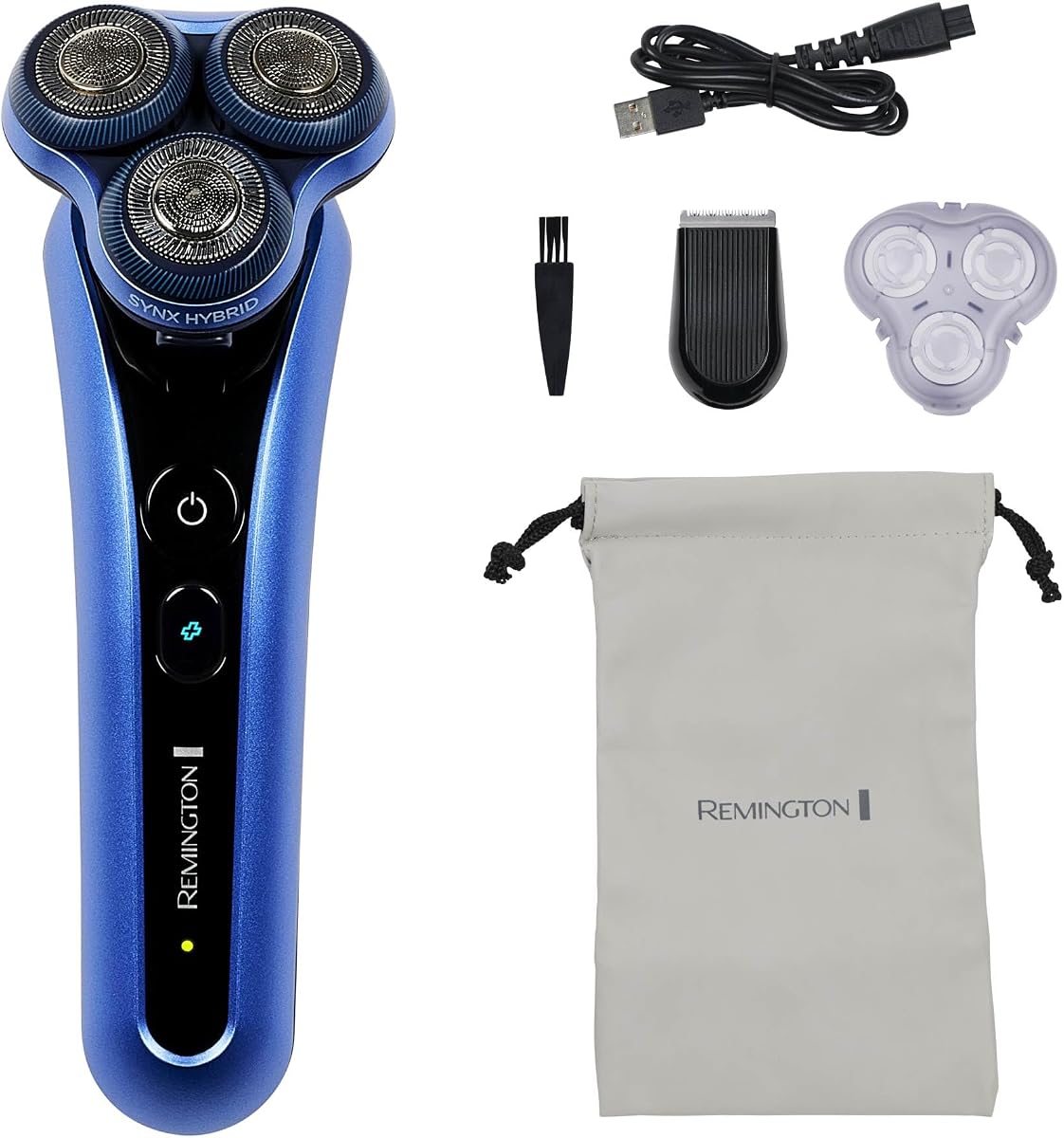 Limitless X7 Shaver for Men, 100% Waterproof, Advanced Performanc | Foil and Rotary Hybrid Cutting System, PivotBall for Sensitive Skin, Cordless Rechargeable electric, Wet and Dry Use