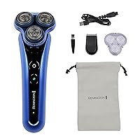 Vista 1 de Remington Limitless X7 Shaver for Men, Titanium Blades and Power Sense Technology, Advanced Performance Foil Rotary Electric Shaver with PivotBall