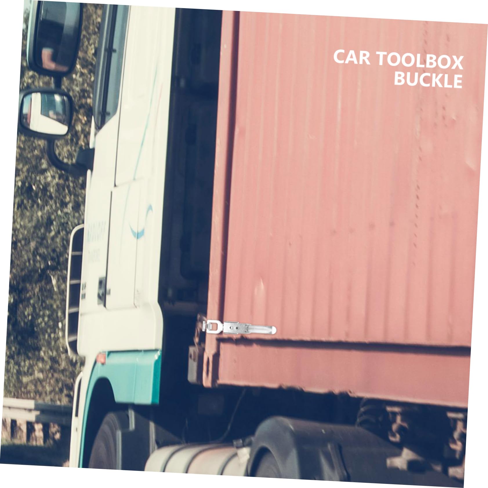 TOPBATHY Pestillo de Sujeción Ajustable de Acero Inoxidable 304 para Puerta Trasera de Camión, Abrazadera de Palanca Compacta, Cierre Seguro para Transporte, Uso Automotor y Vehículos