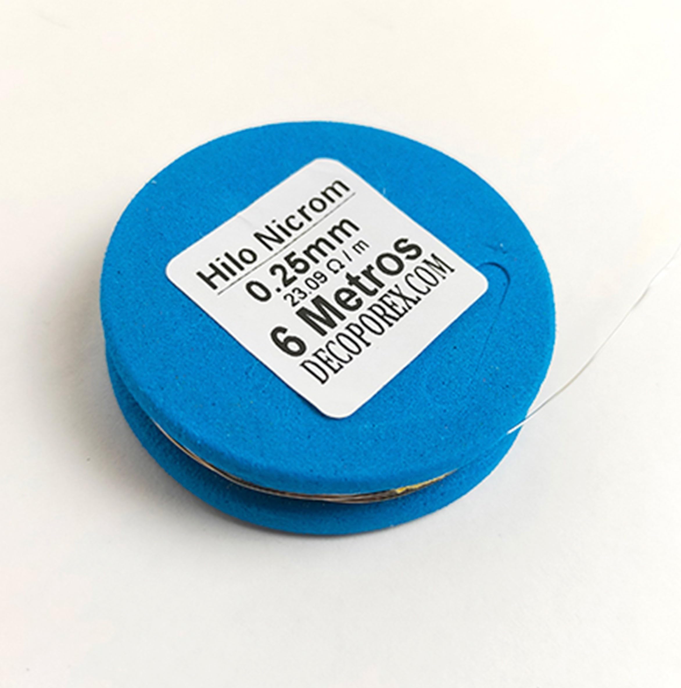 DecoPorex Bobine de fil de résistance Nichrom 0,25 mm - 6 mètres