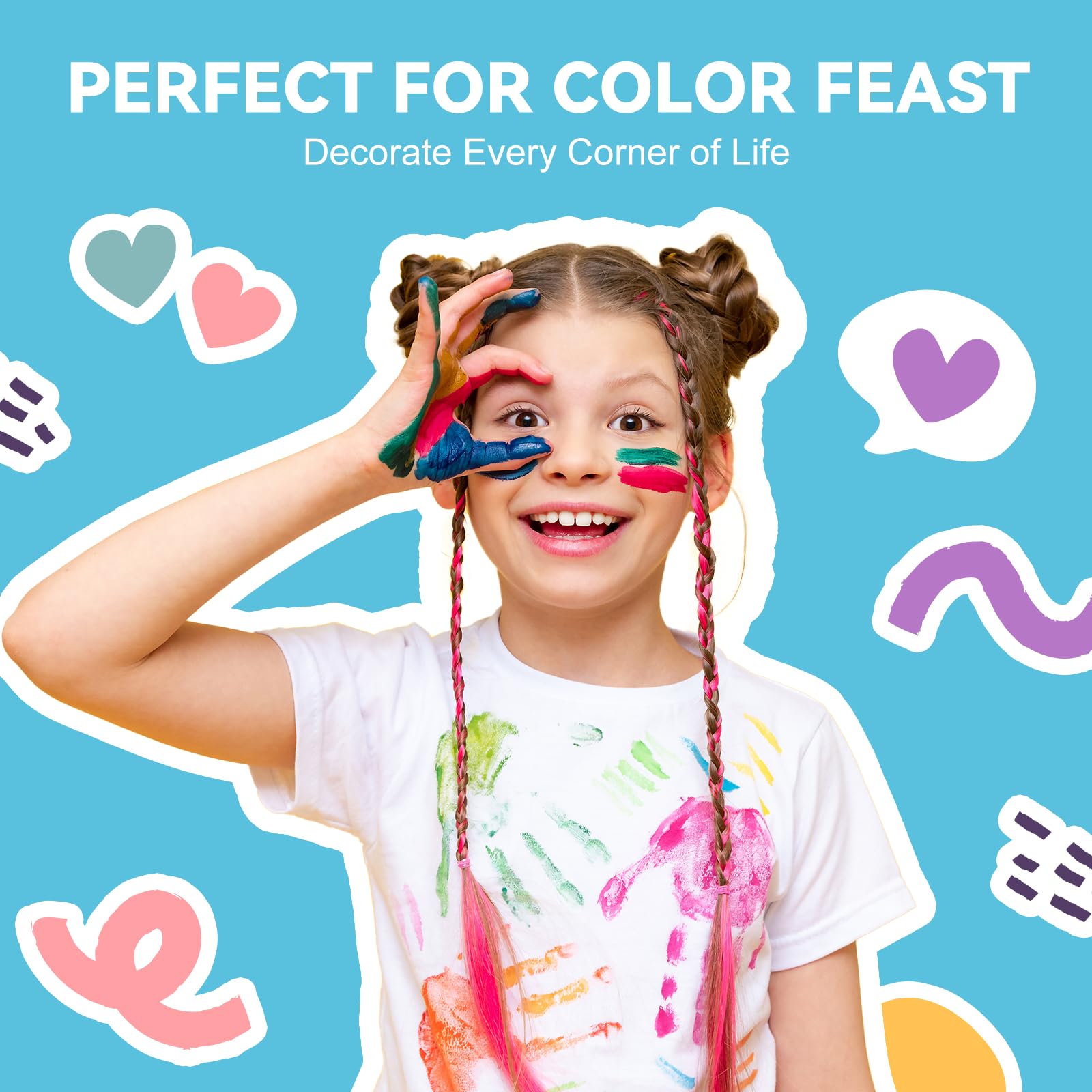 2500 bandas elásticas coloridas para el cabello, accesorios para ligas pequeñas para el cabello, sin tirones, sin daños, soporte elástico para niñas y mujeres TPU (25 tonos mixtos) 4