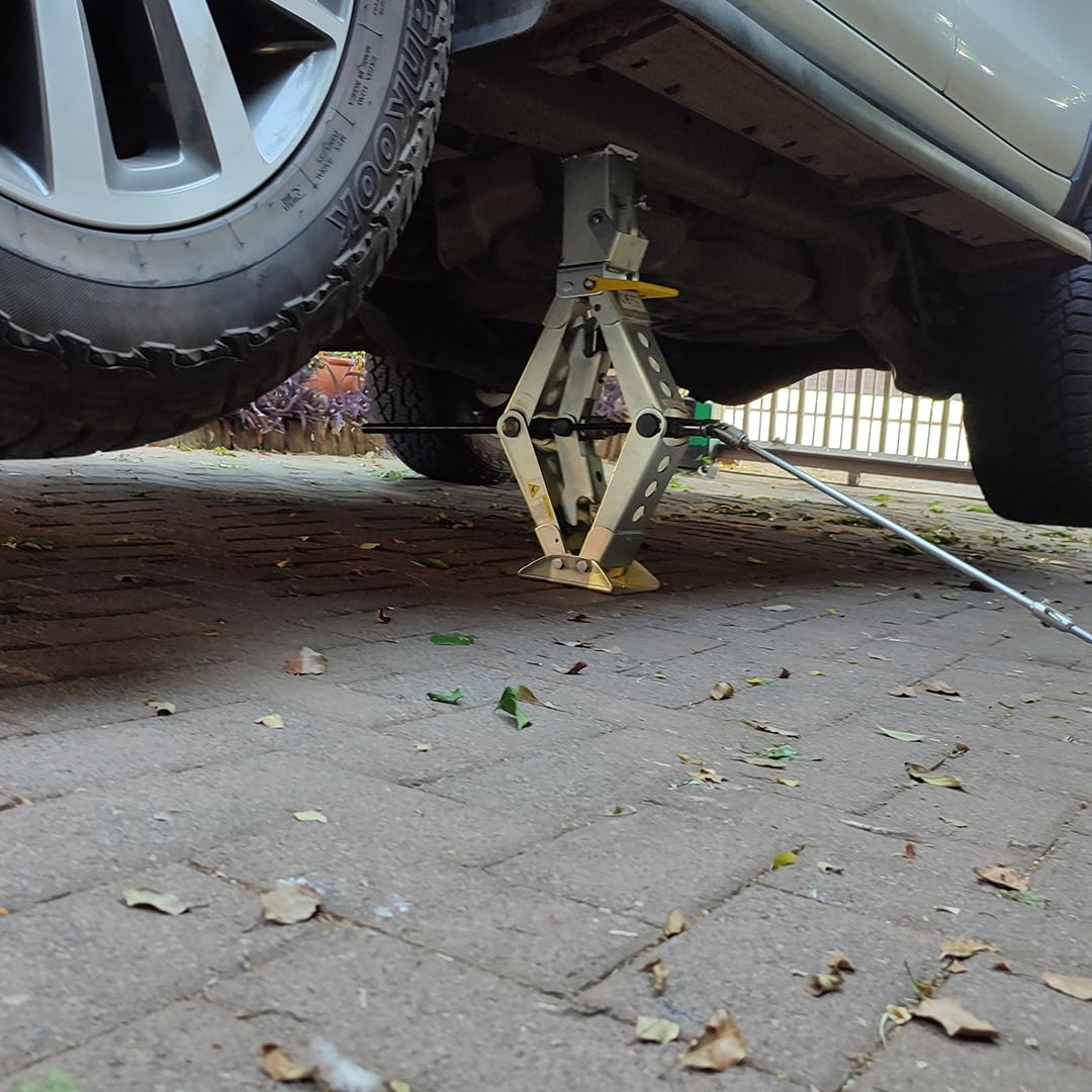 Xtremeauto Car Scissor Jack 1.5 Ton Car Jack - Heavy Duty Car Lift Jack With Crank Handle 1 5 T Scissor Jacks For Cars Easily Lift Vehicle Change Car Wheel Ce Approved Car Scissor Lift