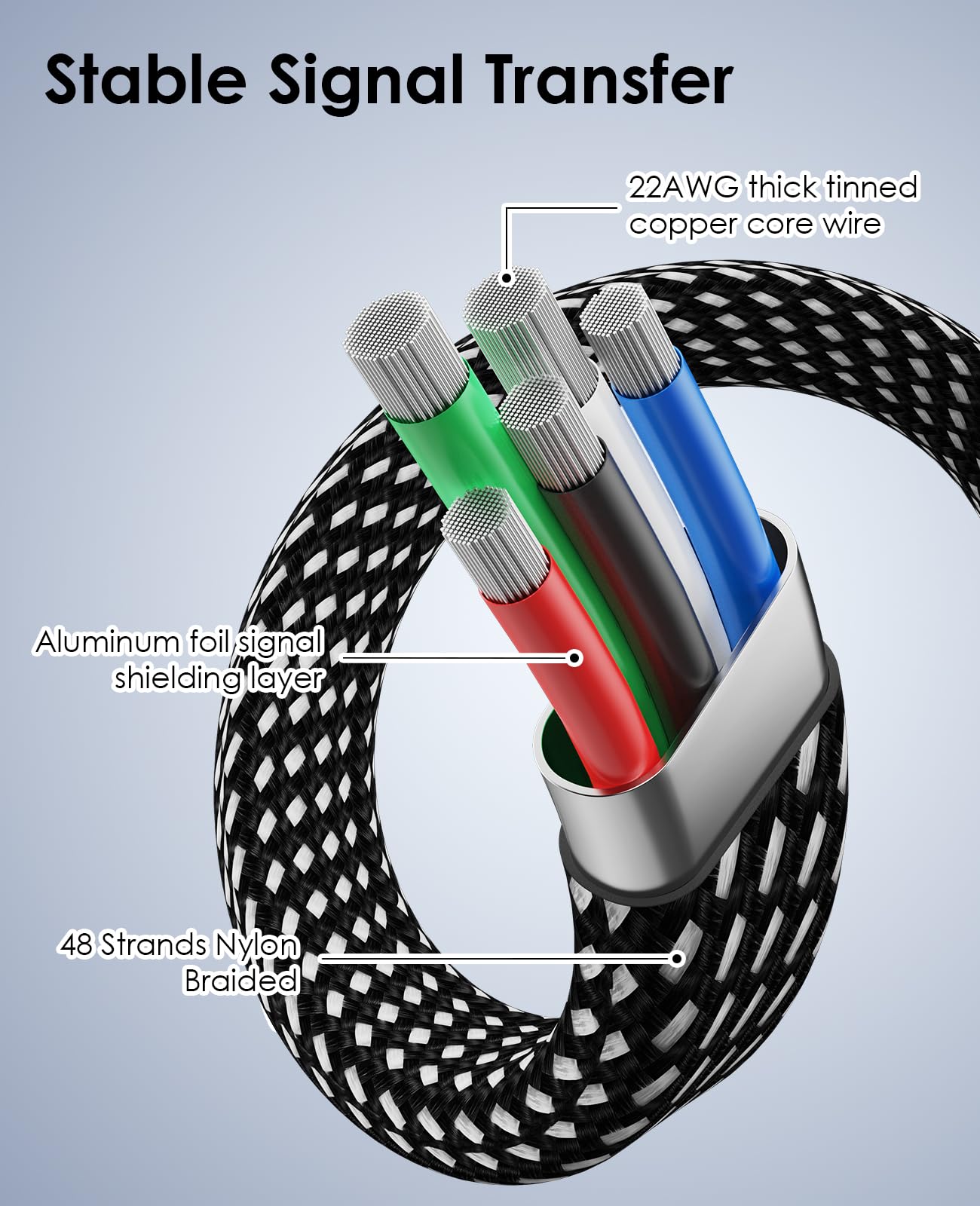 Magtame Cavo USB C, 1,5 m, magnetico USB A a USB C, cavo a spirale, cavo di ricarica USB C, cavo di ricarica rapido, compatibile con Samsung per dispositivo USB C per pad, nero