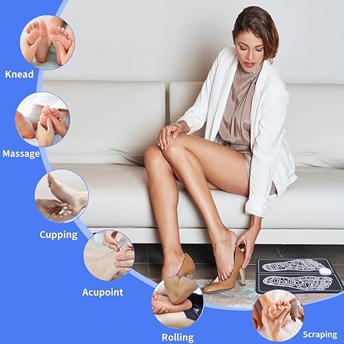 Miniatura 4 de EMS - Masajeador de pies para neuropatía, masajeador de pies para alivio del dolor plantar, mejorar la circulación, relajación muscular, almohadilla
